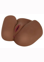 Load image into Gallery viewer, Mistress Natalie Vibrating Bioskin Jackhammer - Pussy and Ass - Chocolate
