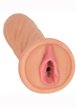Load image into Gallery viewer, Mistress Shay Vibrating Bioskin Dual Density Stroker - Pussy - Vanilla
