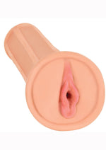 Load image into Gallery viewer, Mistress Taylor Vibrating Bioskin Dual Density Stroker - Pussy - Vanilla
