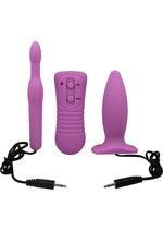 Load image into Gallery viewer, My 1st Anal Explorer Kit Vibrating Butt Plug and Explorer - Purple
