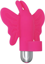 Load image into Gallery viewer, My Butterfly Rechargeable Silicone Finger Vibrator - Pink
