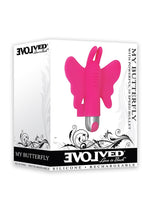 Load image into Gallery viewer, My Butterfly Rechargeable Silicone Finger Vibrator - Pink
