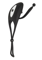 Load image into Gallery viewer, My Cock Ring Vibrating Pleasure Partner Silicone Rechargeable Ring - Black
