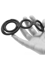 Load image into Gallery viewer, My Cockring Double Loop Silicone Cock Ring and Scrotum Cinch
