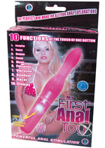 Load image into Gallery viewer, My First Anal Toy Vibrator Min Wand - Pink