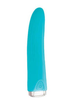 Load image into Gallery viewer, My Secret Finger Rechargeable Silicone Vibrator - Aqua/Blue

