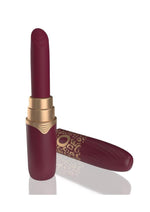 Load image into Gallery viewer, My Secret Premium Rechargeable Lipstick Vibrator - Merlot/Red
