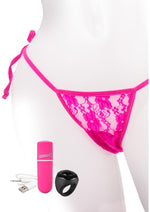 Load image into Gallery viewer, My Secret USB Rechargeable Panty Vibe Set with Silicone Remote Control Ring Waterproof - Pink
