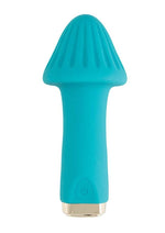 Load image into Gallery viewer, My Secret Shroom Rechargeable Silicone Vibrator - Aqua/Blue
