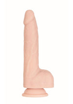 Load image into Gallery viewer, Naked Addiction Maximum Thrusting and Vibrating Rechargeable Silicone Dong with Remote Control - Vanilla - 8.5in
