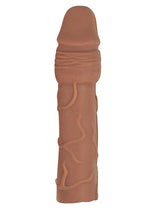 Load image into Gallery viewer, Natural Realskin Penis Xtender Vibrating Penis Extender - Brown/Chocolate
