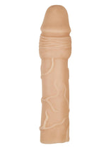 Load image into Gallery viewer, Natural Realskin Penis Xtender Vibrating Penis Extender - Flesh/Vanilla

