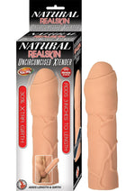Load image into Gallery viewer, Natural Realskin Uncircumcised Xtender Vibrating Sleeve - Vanilla
