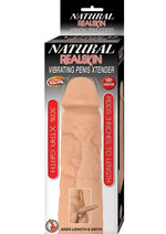 Load image into Gallery viewer, Natural Realskin Vibrating Penis Xtender - White
