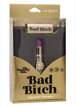 Load image into Gallery viewer, Naughty Bits Bad Bitch Lipstick Bullet Vibrator - Purple