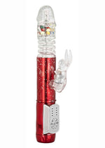 Load image into Gallery viewer, Naughty Bits Cumball Machine Thrusting Jack Rabbit Vibrator - Red
