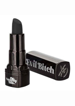 Load image into Gallery viewer, Naughty Bits Evil Bitch Lipstick Rechargeable Silicone Vibrator - Black