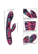 Load image into Gallery viewer, Naughty Bits Menage A Moi Silicone Rechargeable Dual Wand
