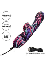 Load image into Gallery viewer, Naughty Bits Menage A Moi Silicone Rechargeable Dual Wand