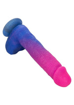 Load image into Gallery viewer, Naughty Bits Ombre Hombre XL Rechargeable Silicone Vibrating Dildo