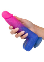 Load image into Gallery viewer, Naughty Bits Ombre Hombre XL Rechargeable Silicone Vibrating Dildo