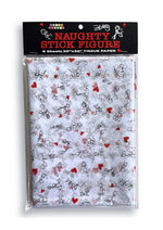 Load image into Gallery viewer, Naughty Stick Figure Tissue Paper
