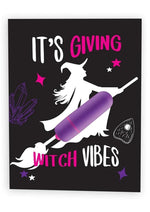Load image into Gallery viewer, Naughtyvibe It&#39;s Giving Witch Vibes Greeting Card
