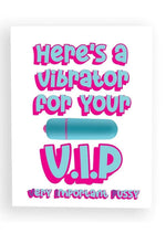 Load image into Gallery viewer, Naughtyvibes VIP Greeting Card
