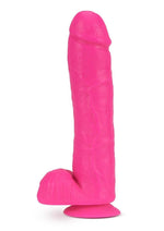 Load image into Gallery viewer, Neo Dual Density Dildo - Neon Pink/Pink - 11in
