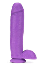 Load image into Gallery viewer, Neo Dual Density Dildo - Neon Purple/Purple - 11in
