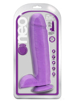 Load image into Gallery viewer, Neo Dual Density Dildo - Neon Purple/Purple - 11in
