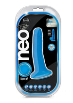 Load image into Gallery viewer, Neo Elite Silicone Dual Density Dildo - Blue - 6in
