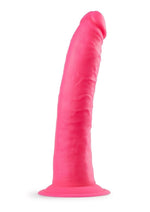 Load image into Gallery viewer, Neo Elite Silicone Dual Density Dildo - Neon Pink/Pink - 7.5in

