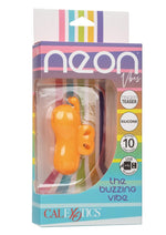 Load image into Gallery viewer, Neon Vibes The Buzzing Vibe Rechargeable Silicone Finger Vibrator - Orange
