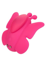 Load image into Gallery viewer, Neon Vibes The Fluffer Vibe Rechargeable Silicone Butterfly Panty Vibe - Pink
