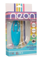 Load image into Gallery viewer, Neon Vibes The Orgasm Vibe Rechargeable Silicone Finger Vibrator - Blue
