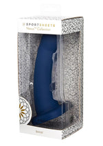 Load image into Gallery viewer, Nexus Collection By Sportsheets Banx Silicone Hollow Sheath Dildo - Blue/Navy - 8in
