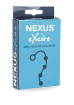 Load image into Gallery viewer, Nexus Excite Silicone Anal Beads - Black - Small

