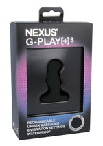 Load image into Gallery viewer, Nexus G-Play+SM Rechargeable Silicone Vibrator - Black - Small
