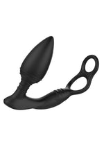 Load image into Gallery viewer, Nexus Simul8 Rechargeable Silicone Butt Plug Edition Vibrating Dual Motor Anal Cock and Ball - Black
