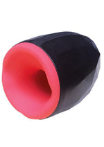 Load image into Gallery viewer, Ninja Heating Vibrating Oral Simulator Masturbator - Black/Red
