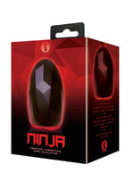 Load image into Gallery viewer, Ninja Heating Vibrating Oral Simulator Masturbator - Black/Red
