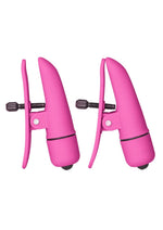 Load image into Gallery viewer, Nipplettes Virbrating Nipple Clamps - Pink
