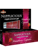 Load image into Gallery viewer, Nipplicious Nipple Arousal Gel Strawberry Cupcake - 1oz
