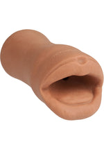 Load image into Gallery viewer, Noches Latinas Boca Amiga Para LA Palma Ultraskyn Masturbator - Mouth - Caramel
