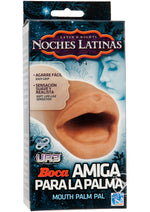 Load image into Gallery viewer, Noches Latinas Boca Amiga Para LA Palma Ultraskyn Masturbator - Mouth - Caramel
