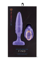 Load image into Gallery viewer, Nu Sensuelle Andii Fino Roller Motion Rechargeable Silicone Anal Plug with Remote Control - Purple/Ultra Violet
