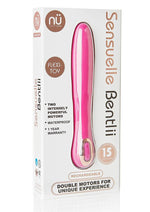 Load image into Gallery viewer, Nu Sensuelle Bentlii Rechargeable Silicone Vibrator - Magenta/Pink