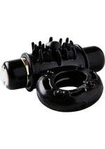 Load image into Gallery viewer, Nu Sensuelle Bullet Ring Rechargeable Vibrating Cock Ring - Black
