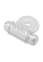 Load image into Gallery viewer, Nu Sensuelle Bullet Ring Rechargeable Vibrating Cock Ring - Clear
